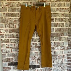 Goodfellow and Co. Mustard Slim Chino Pants